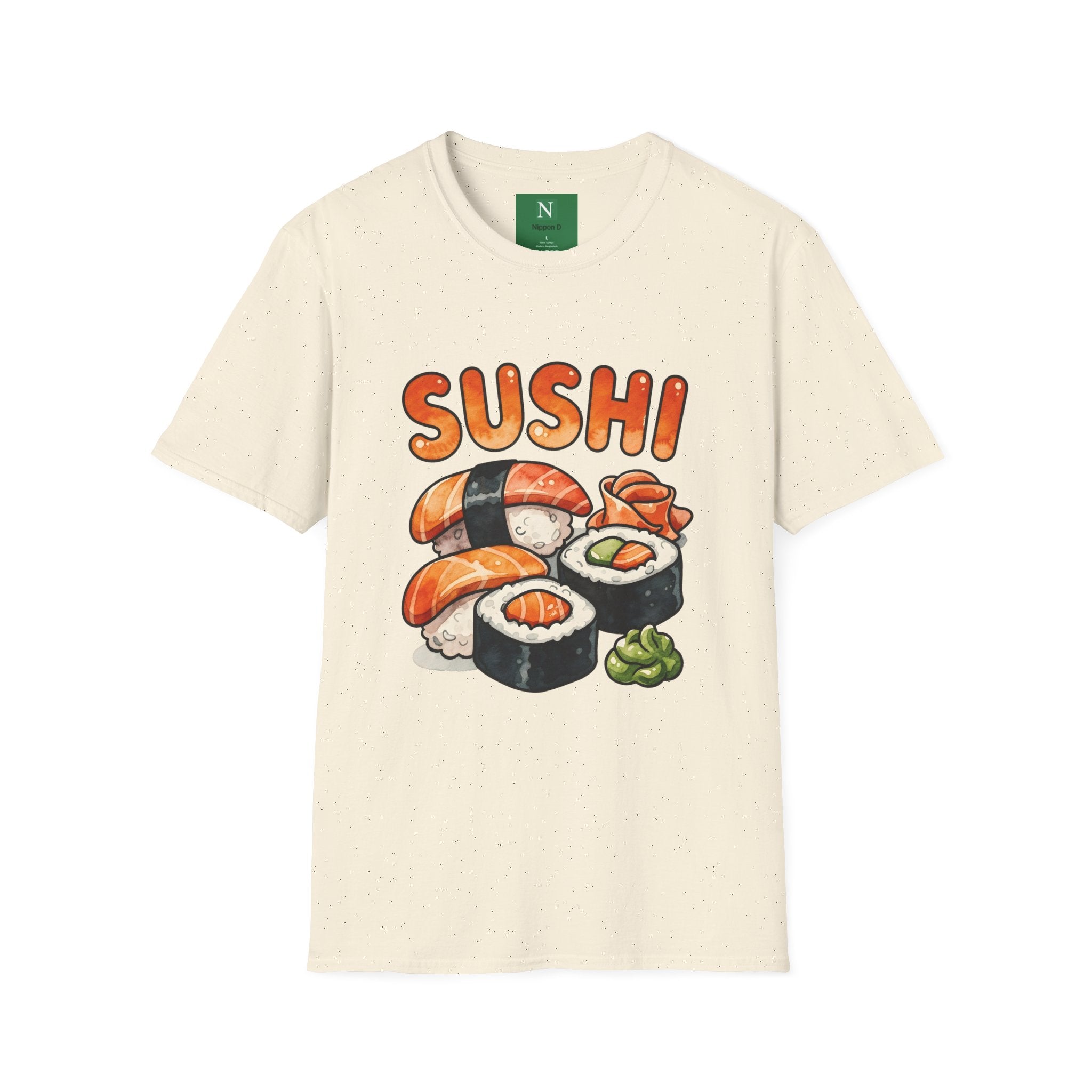 Sushi Graphic T-Shirt — Cute Sushi Illustration Tee