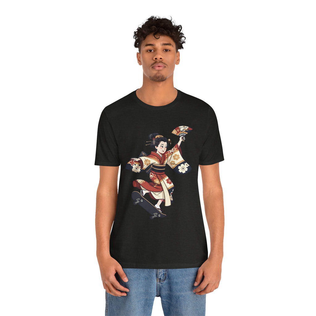 Skateboarding Geisha T-Shirt