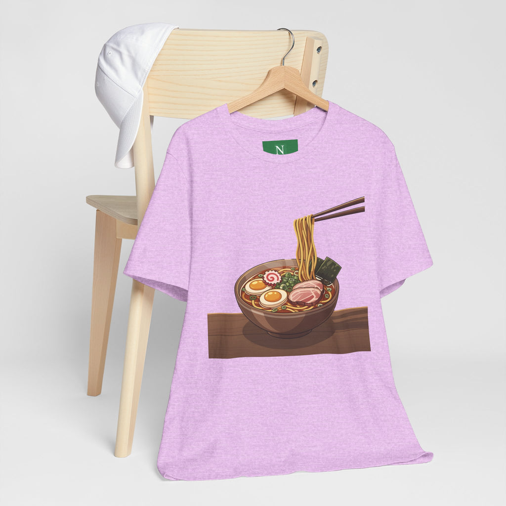 Ramen Bowl Graphic Tee – Chopsticks & Noodles Japanese Food T-Shirt