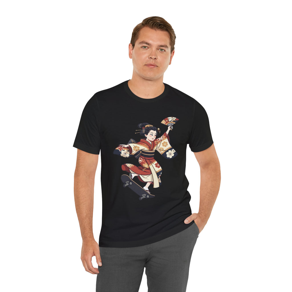 Skateboarding Geisha T-Shirt