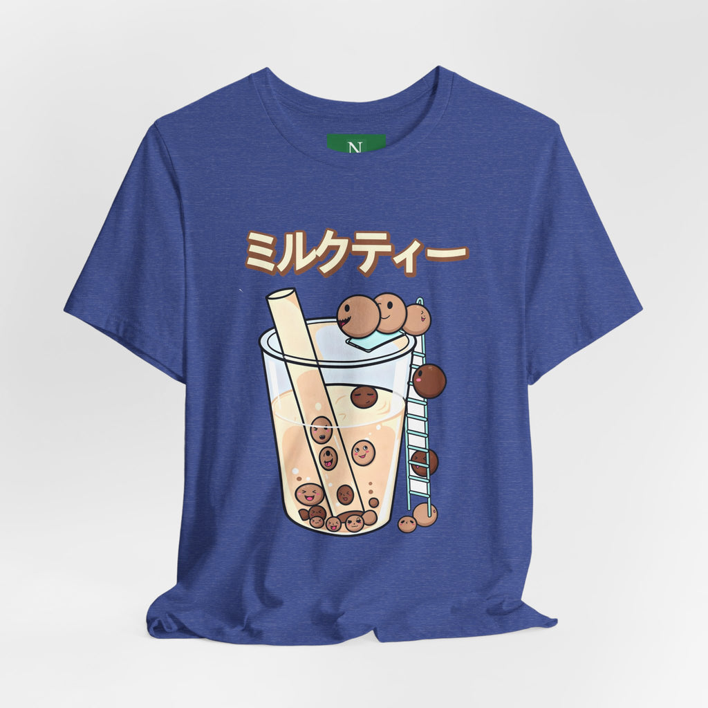 Boba Milk Tea T‑Shirt – ミルクティー Bubble Tea Graphic Tee