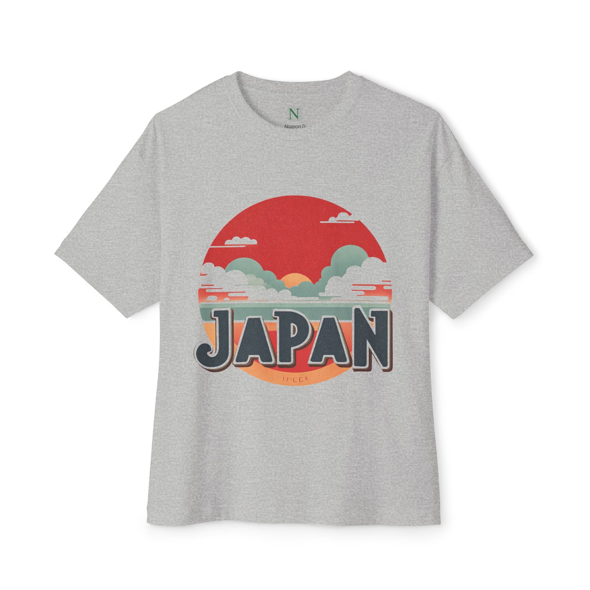 Copy of Japanese Wave Art Unisex Oversized Boxy Tee, Casual Streetwear, Vintage Graphic Tee, Summer Outfit, Gift for Art Lovers