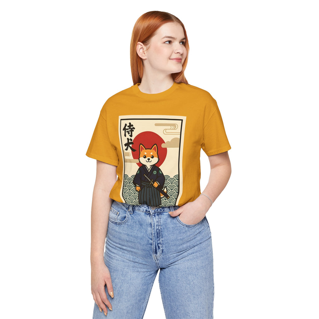 Samurai Shiba Inu Tee — Japanese Vintage Dog Graphic T-Shirt