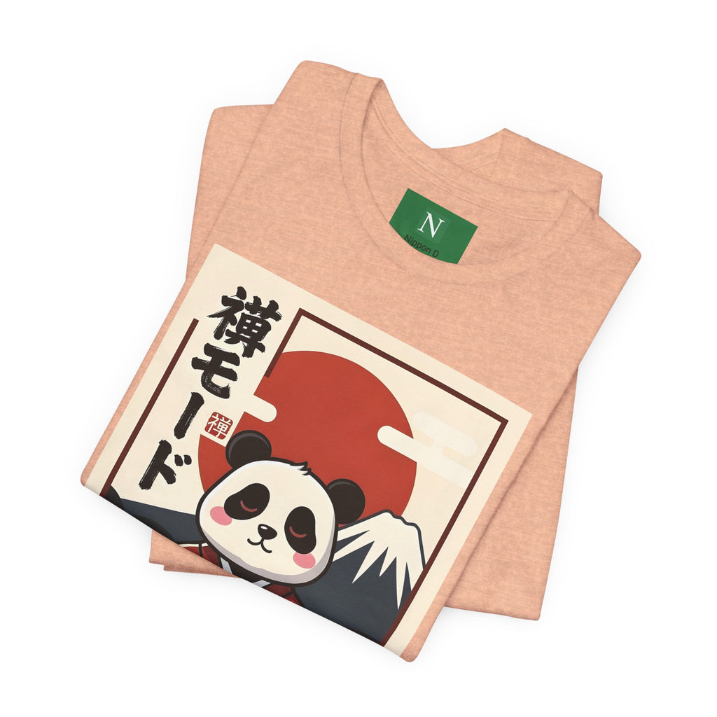 Panda Samurai Tee — Cute Japanese Ukiyo-e Style Graphic T-Shirt