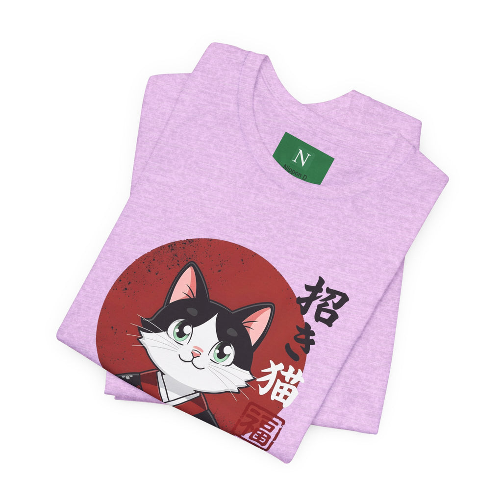 Lucky Cat Kimono T-Shirt — Japanese Maneki-Neko Tee