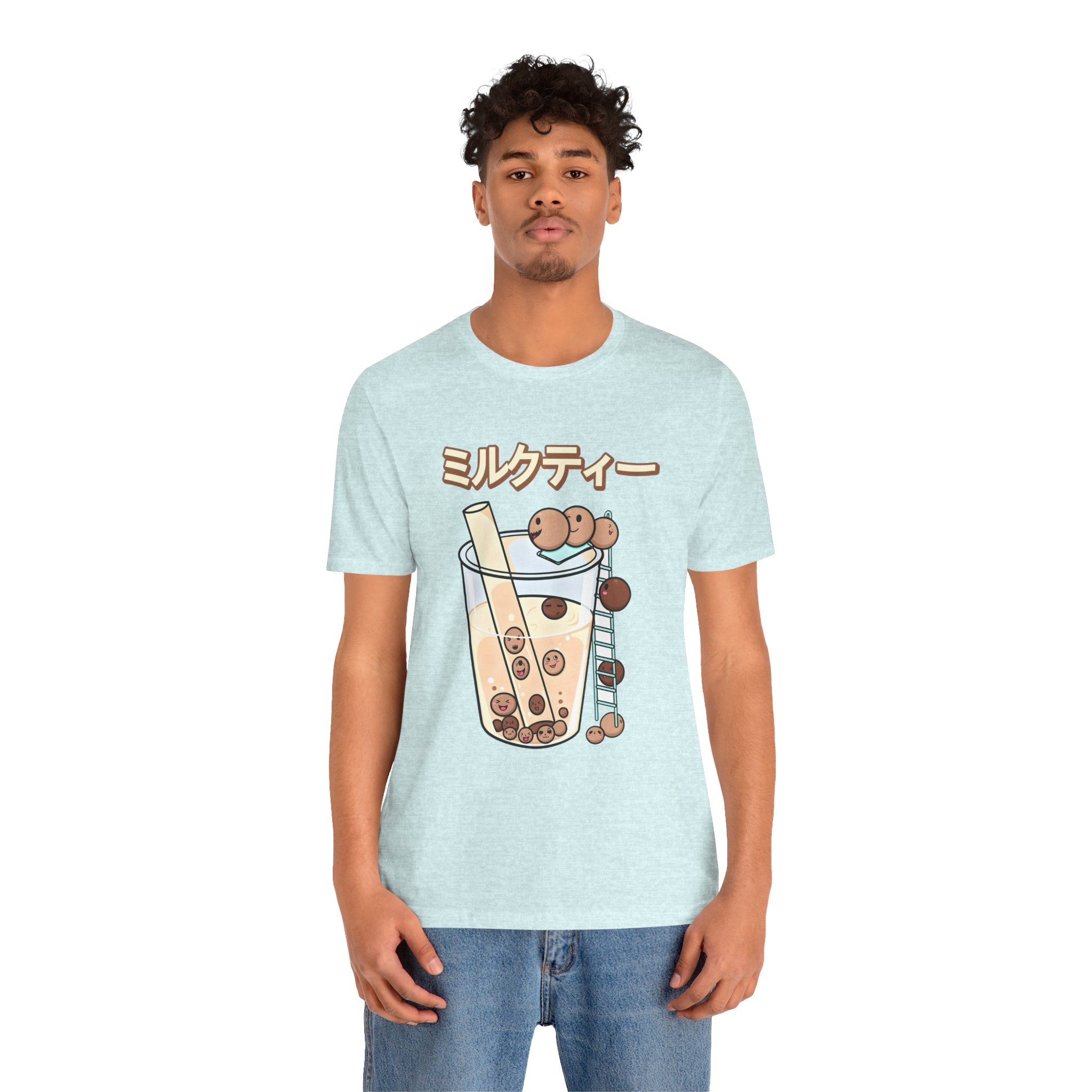 Boba Milk Tea T‑Shirt – ミルクティー Bubble Tea Graphic Tee