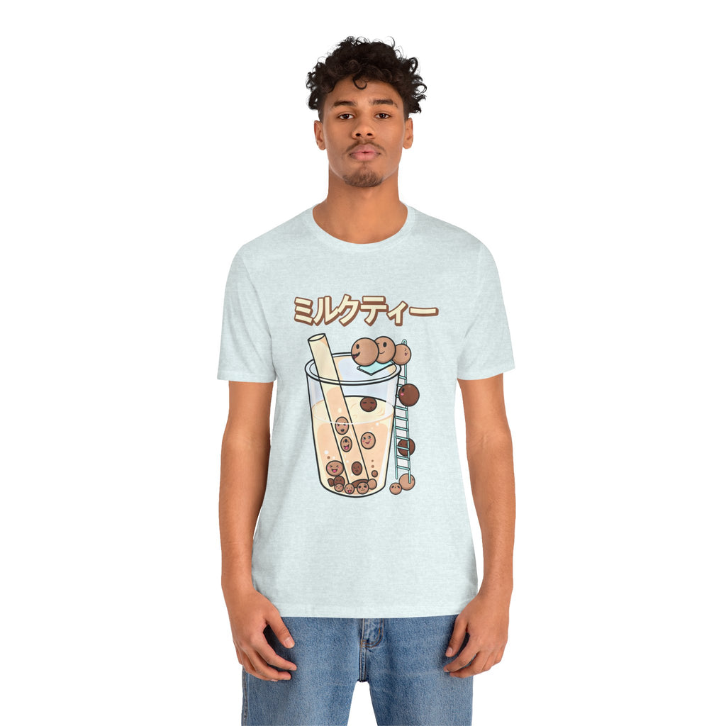 Boba Milk Tea T‑Shirt – ミルクティー Bubble Tea Graphic Tee