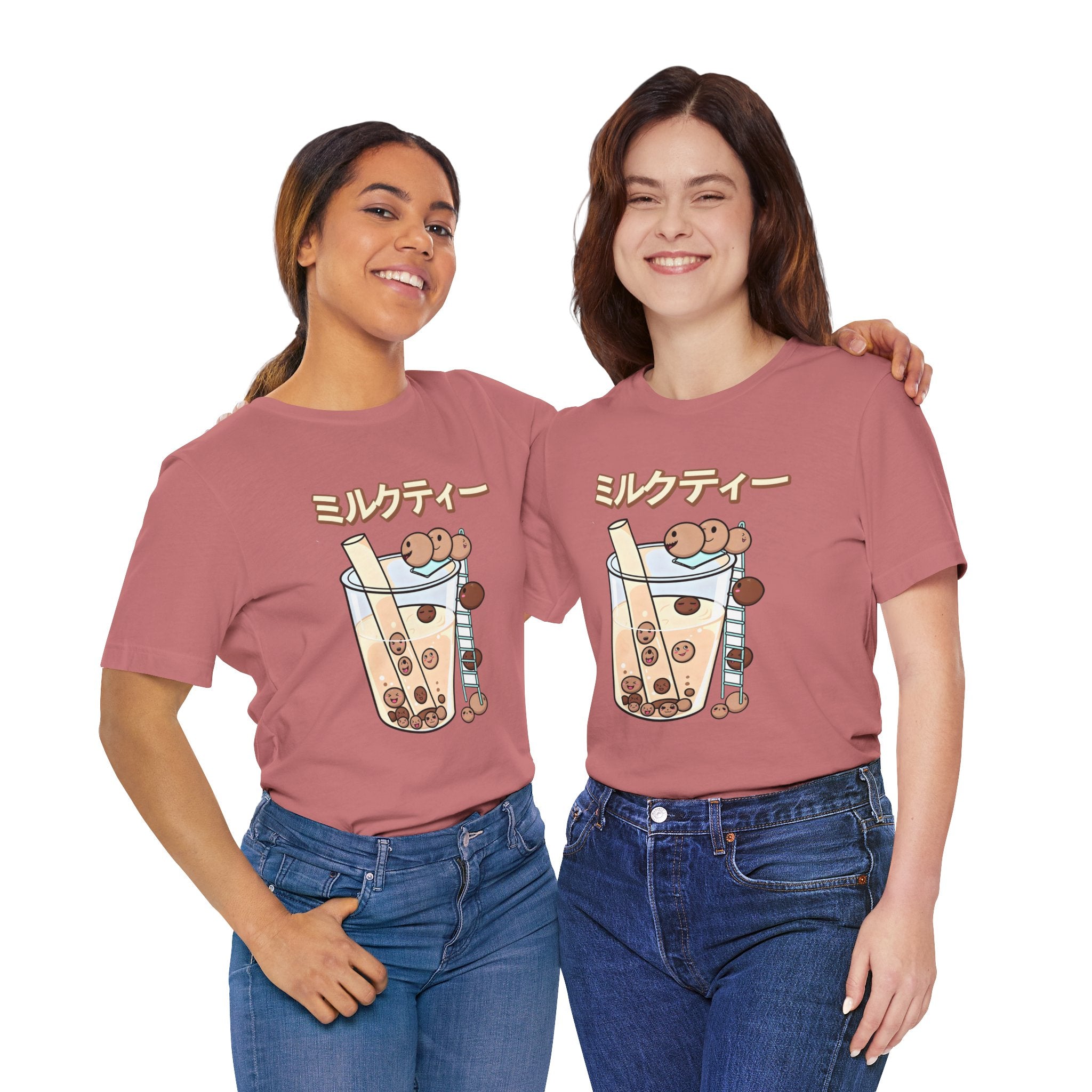 Boba Milk Tea T‑Shirt – ミルクティー Bubble Tea Graphic Tee