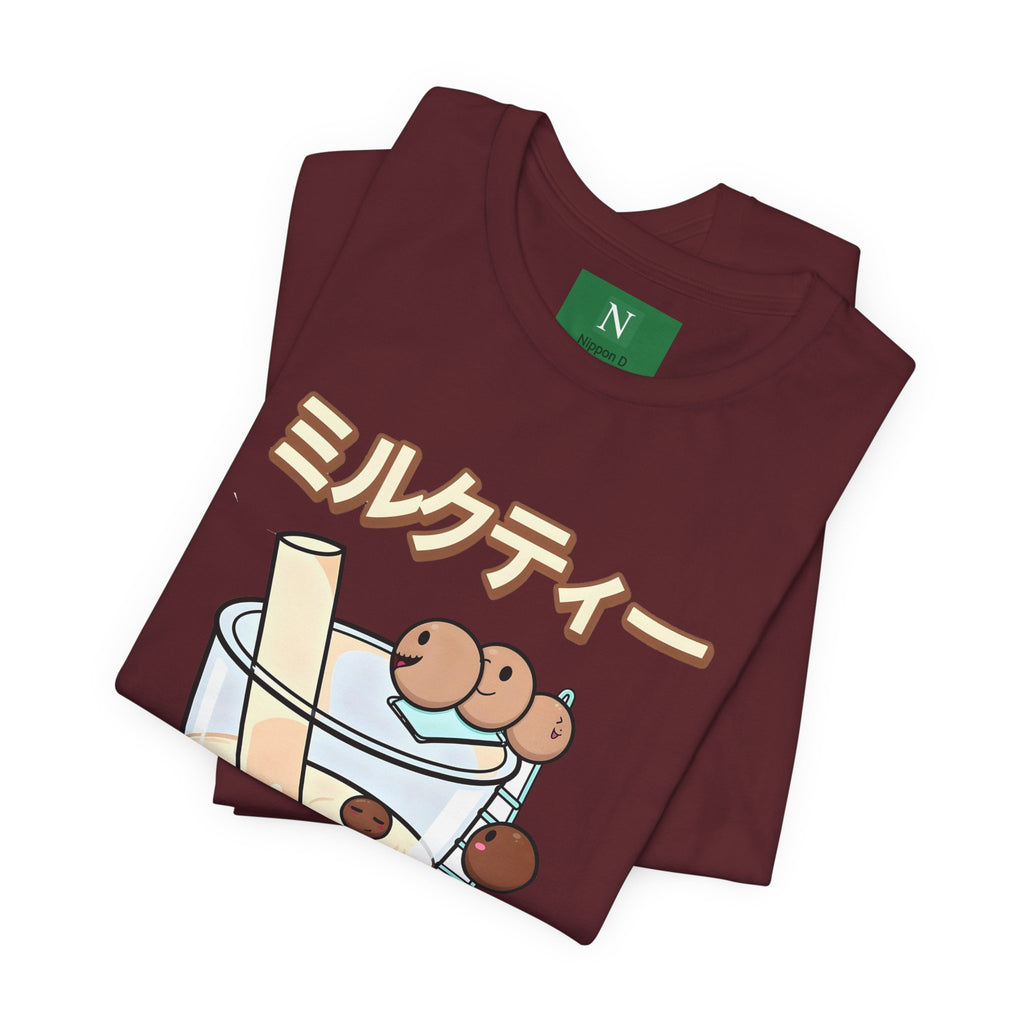 Boba Milk Tea T‑Shirt – ミルクティー Bubble Tea Graphic Tee