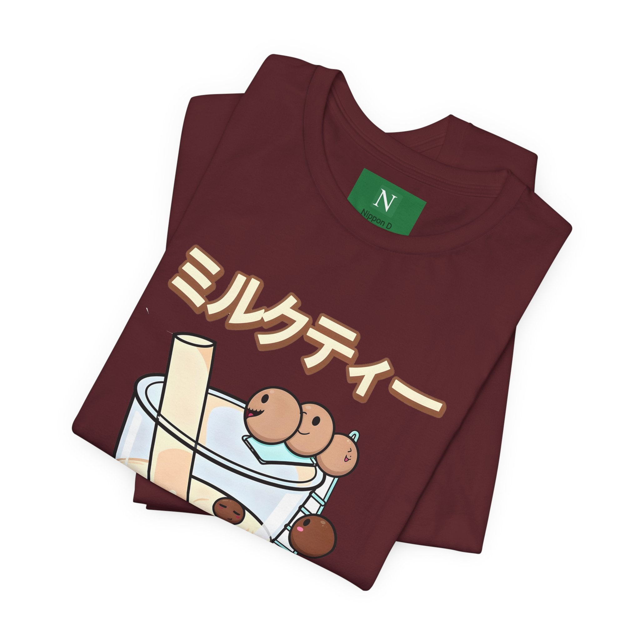 Boba Milk Tea T‑Shirt – ミルクティー Bubble Tea Graphic Tee