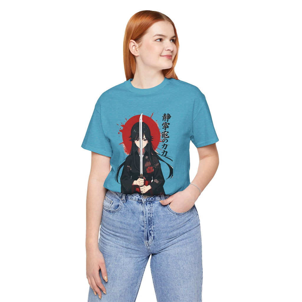 Samurai Girl Sword Tee — Japanese Anime Katana T-Shirt