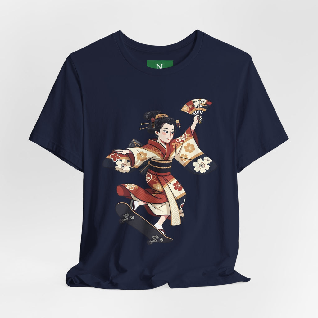 Skateboarding Geisha T-Shirt