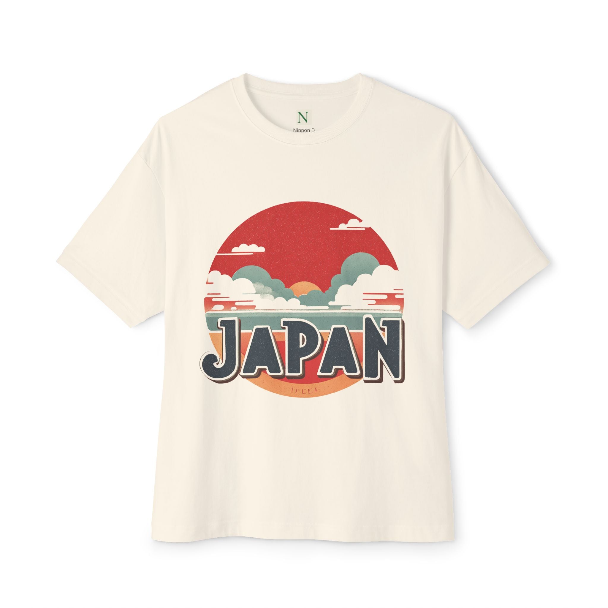 Copy of Japanese Wave Art Unisex Oversized Boxy Tee, Casual Streetwear, Vintage Graphic Tee, Summer Outfit, Gift for Art Lovers