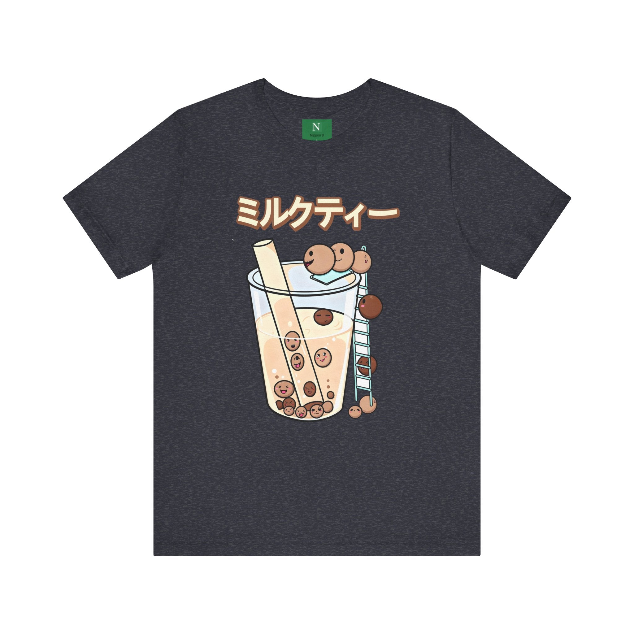 Boba Milk Tea T‑Shirt – ミルクティー Bubble Tea Graphic Tee