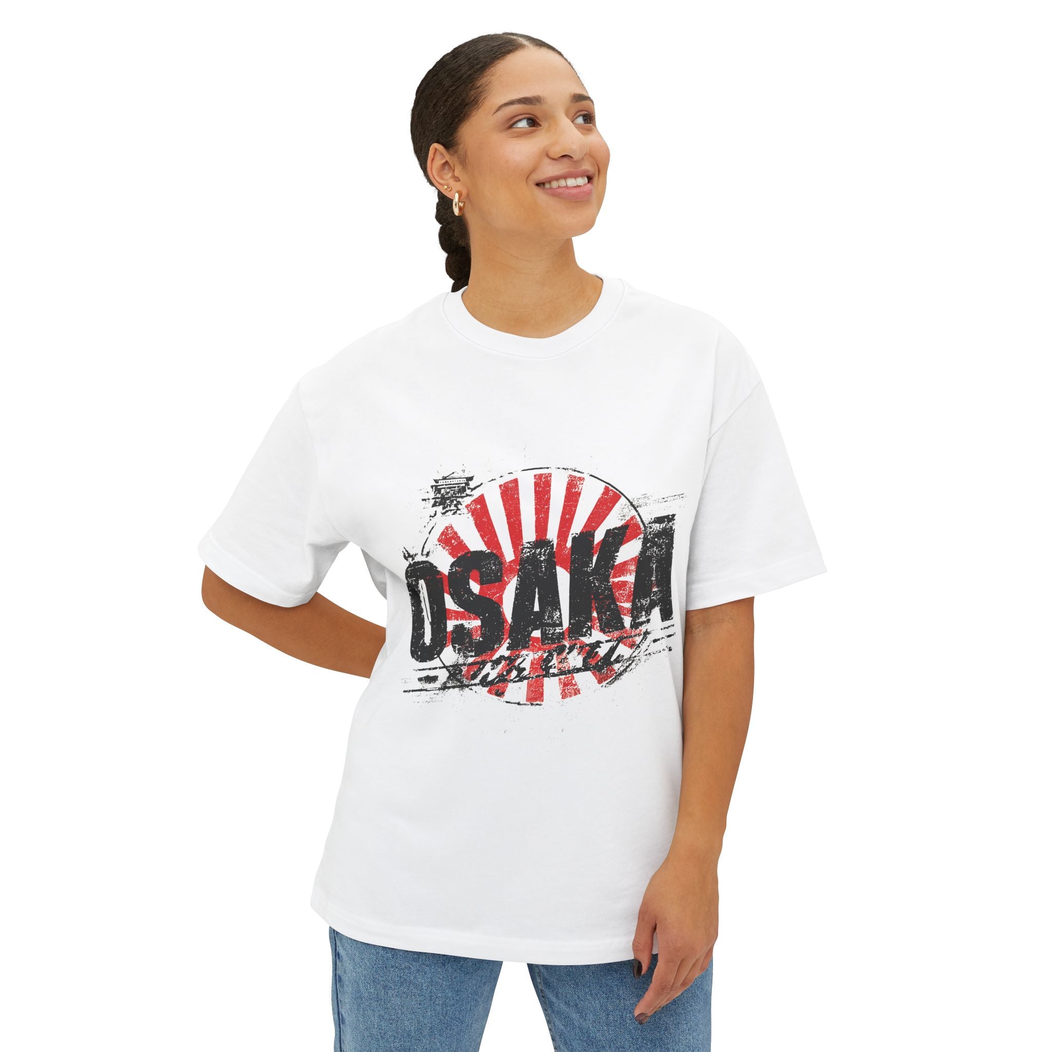 Copy of Japanese Wave Art Unisex Oversized Boxy Tee, Casual Streetwear, Vintage Graphic Tee, Summer Outfit, Gift for Art Lovers