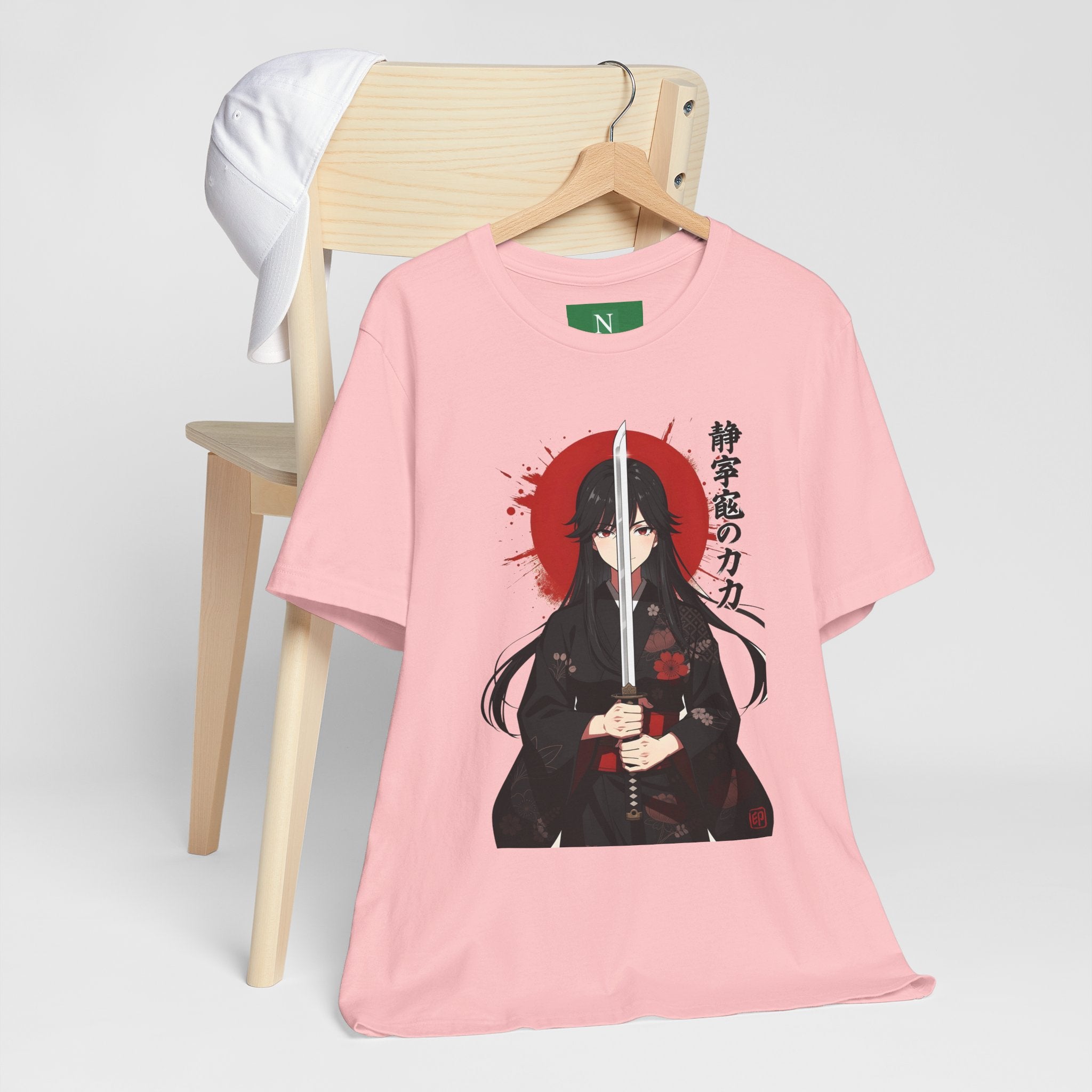 Samurai Girl Sword Tee — Japanese Anime Katana T-Shirt