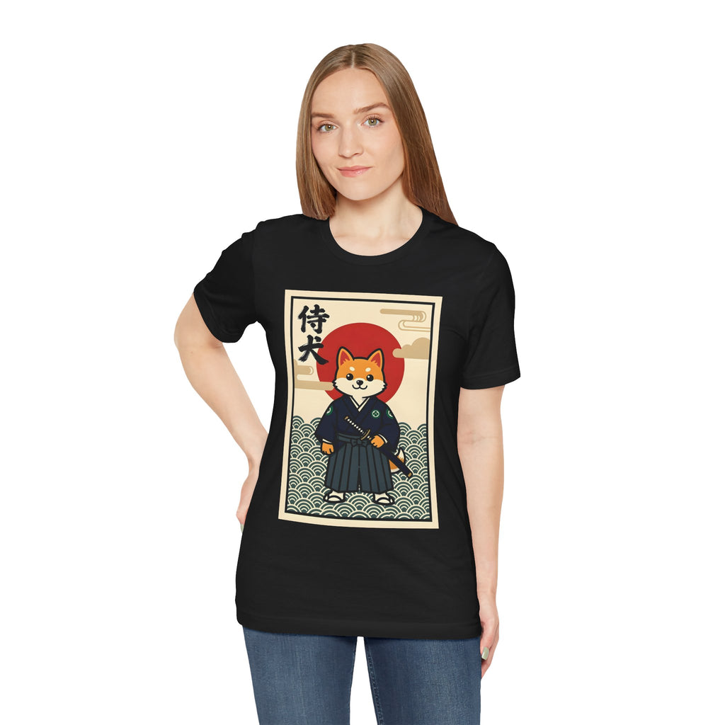 Samurai Shiba Inu Tee — Japanese Vintage Dog Graphic T-Shirt