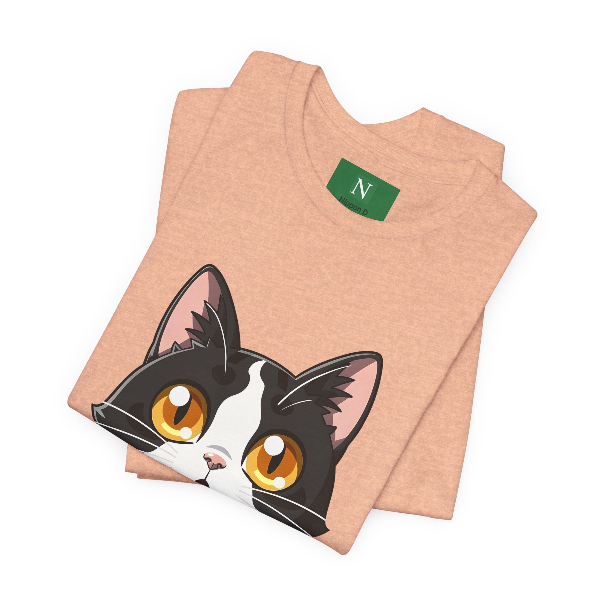 Cat Shock Face Graphic Tee — マジで?! Cute Anime Cat T-Shirt