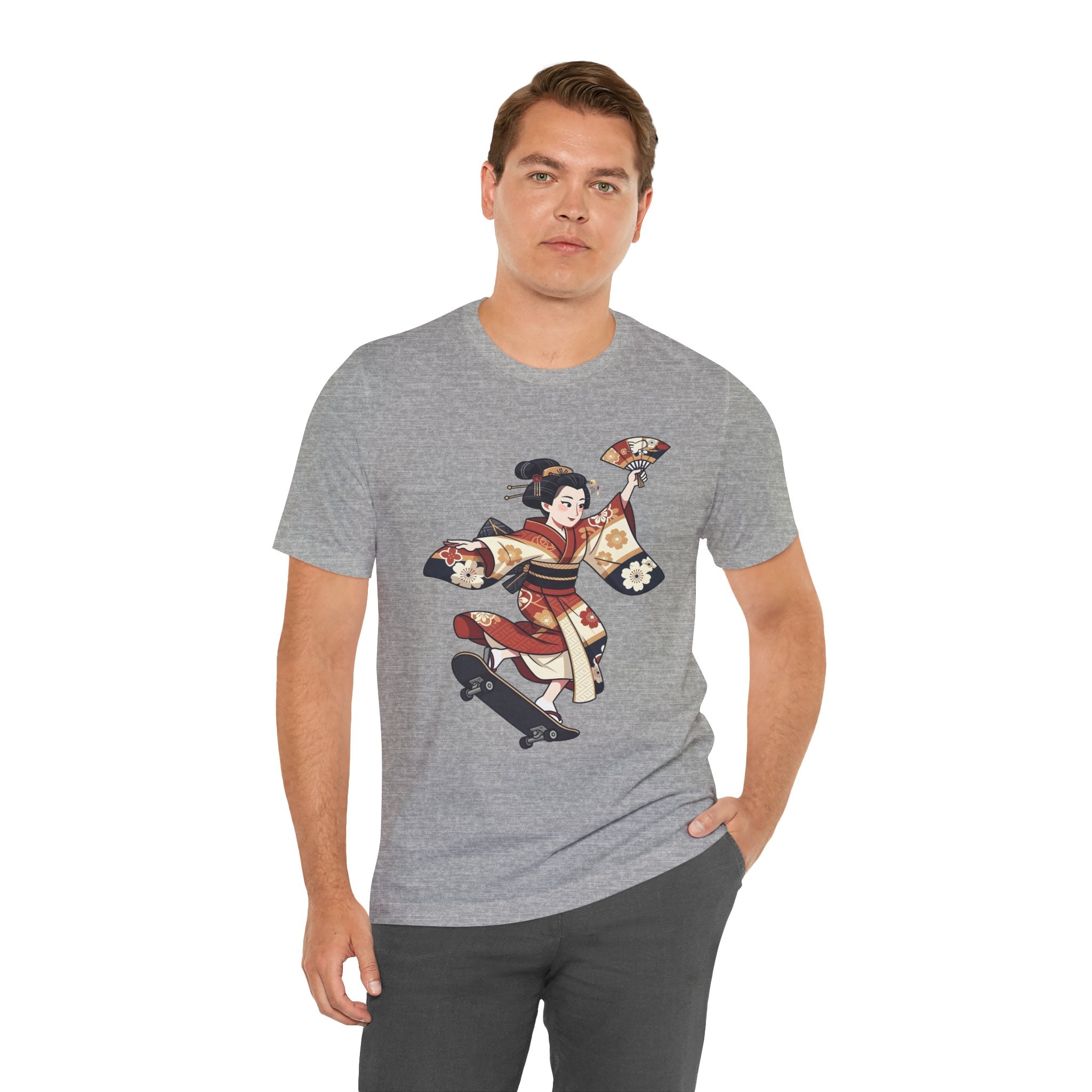Skateboarding Geisha T-Shirt