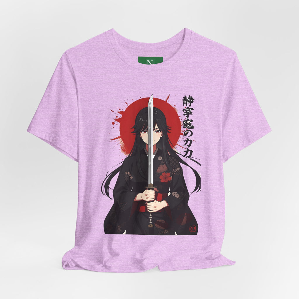 Samurai Girl Sword Tee — Japanese Anime Katana T-Shirt