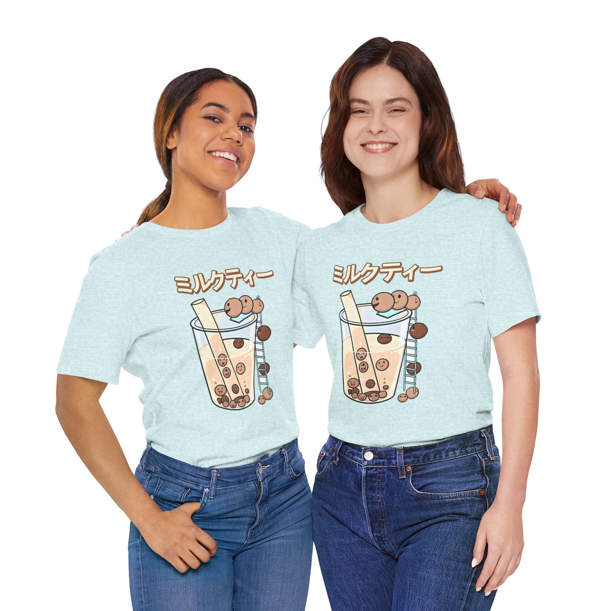 Boba Milk Tea T‑Shirt – ミルクティー Bubble Tea Graphic Tee