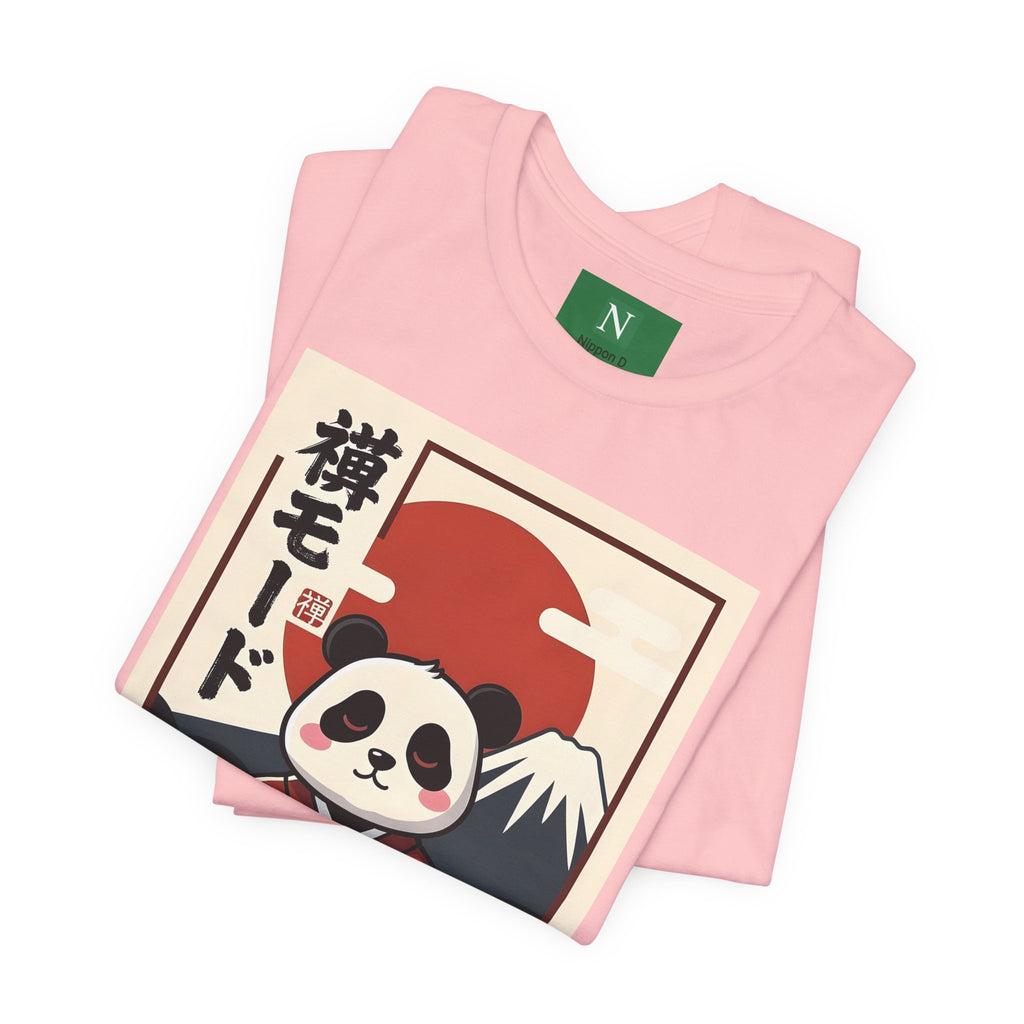 Panda Samurai Tee — Cute Japanese Ukiyo-e Style Graphic T-Shirt