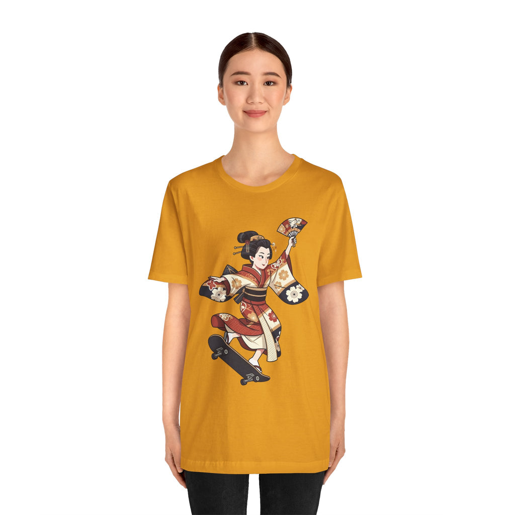 Skateboarding Geisha T-Shirt