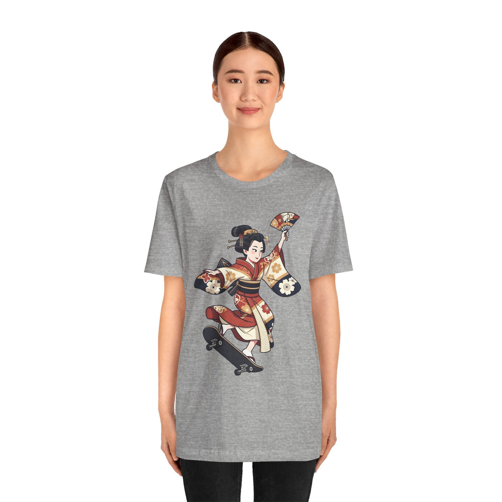 Skateboarding Geisha T-Shirt