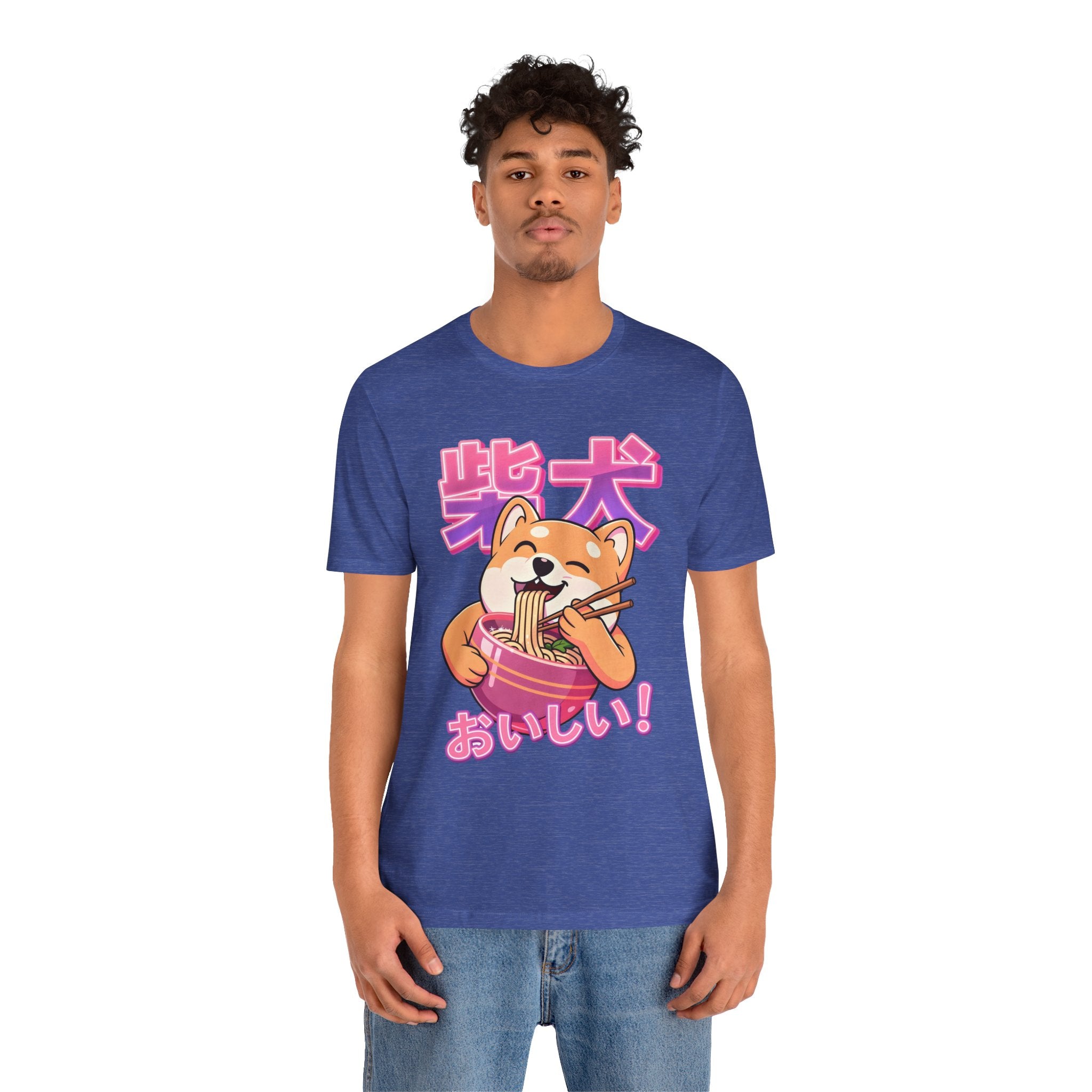 Shiba Inu Ramen Tee — おいしい! Cute Japanese Dog Noodle T-Shirt