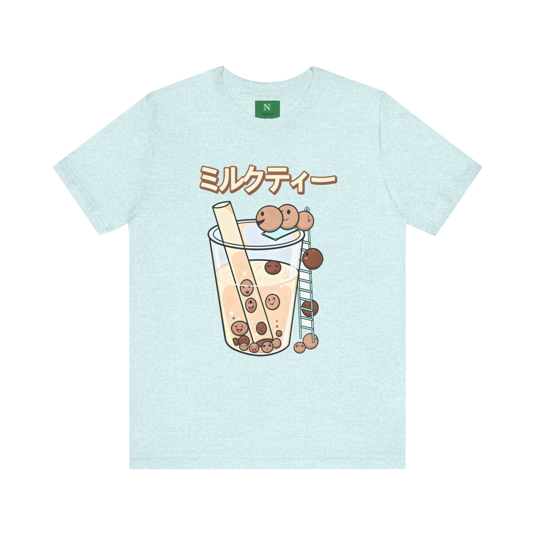 Boba Milk Tea T‑Shirt – ミルクティー Bubble Tea Graphic Tee