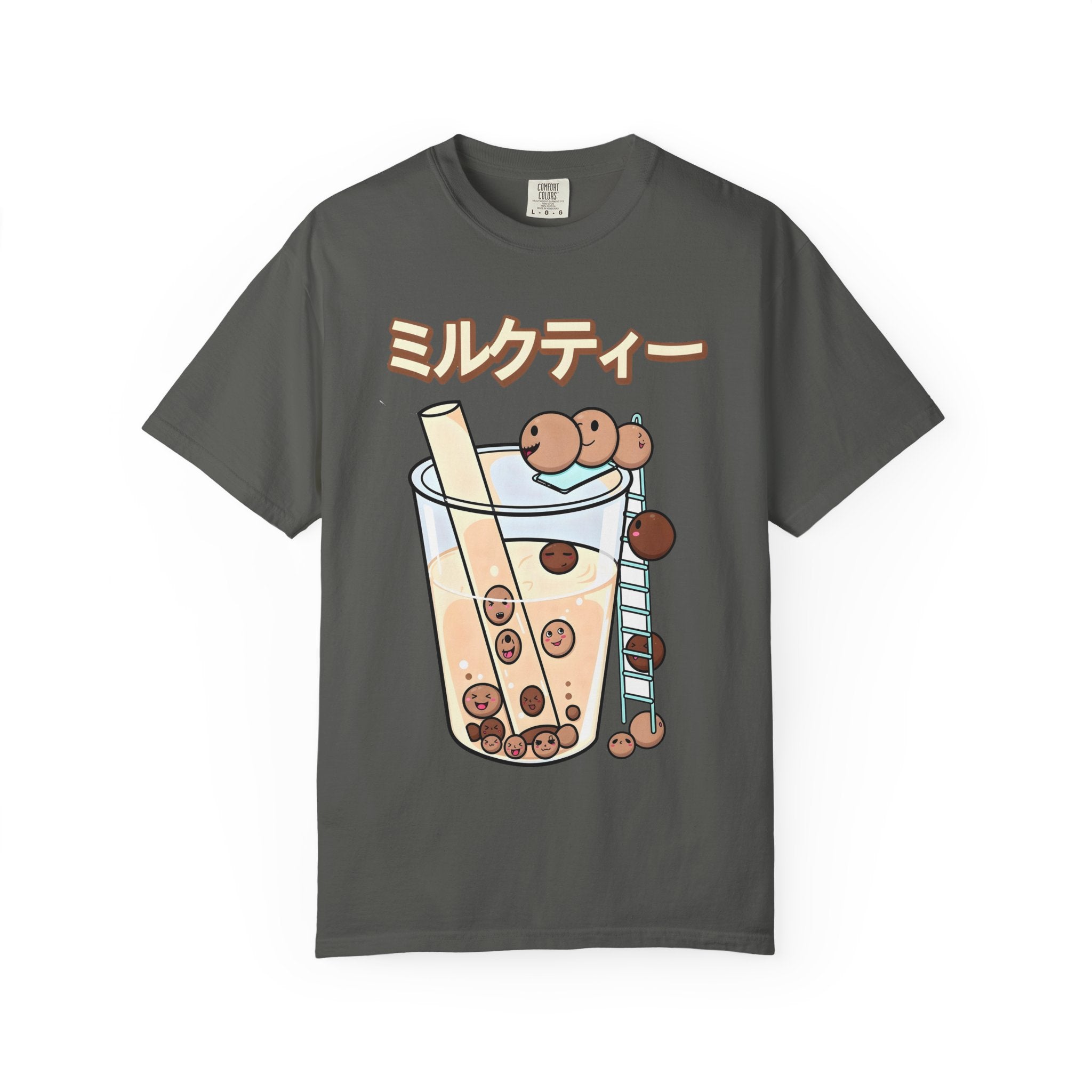 Boba Milk Tea T-Shirt — ミルクティー Cute Bubble Tea Graphic Tee