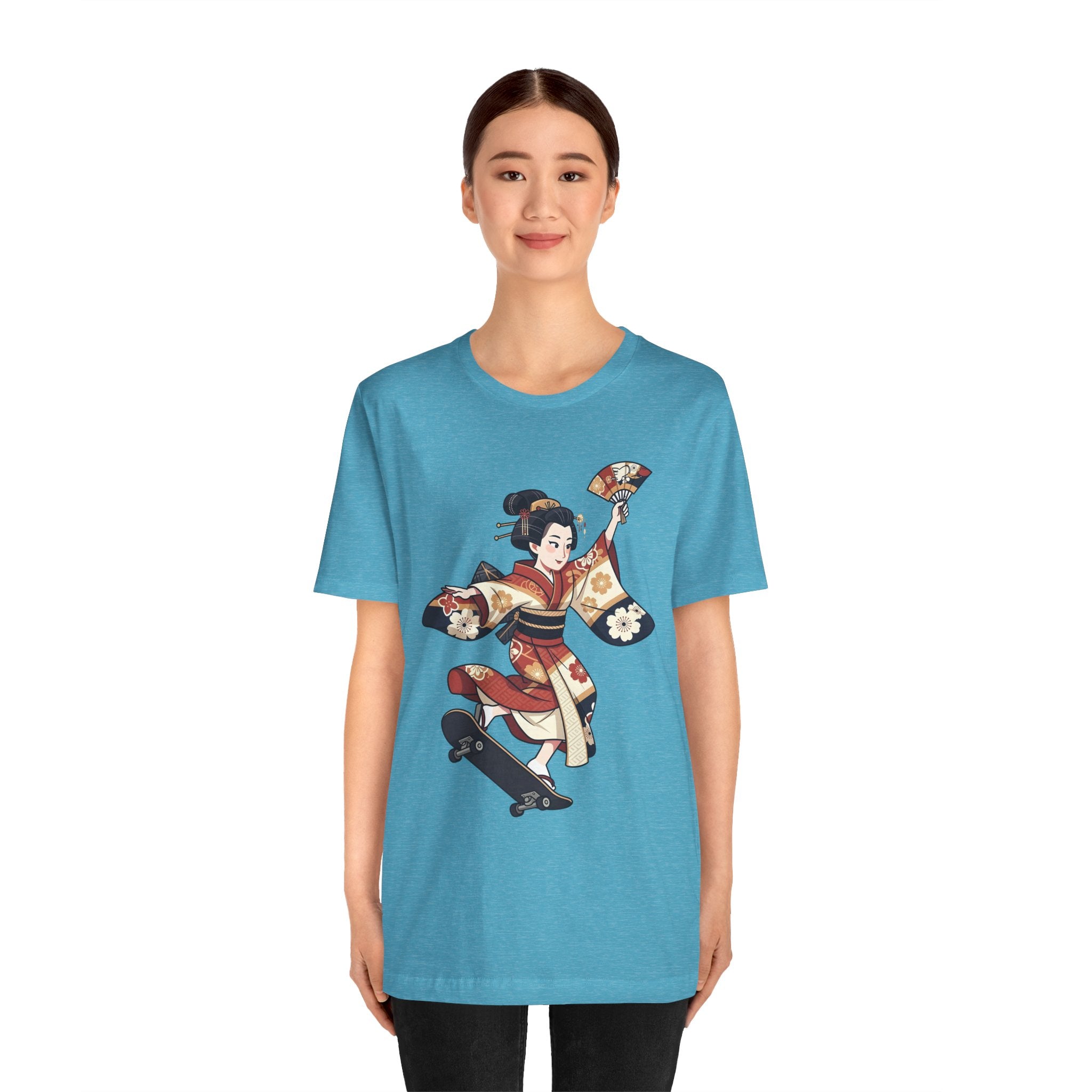 Skateboarding Geisha T-Shirt