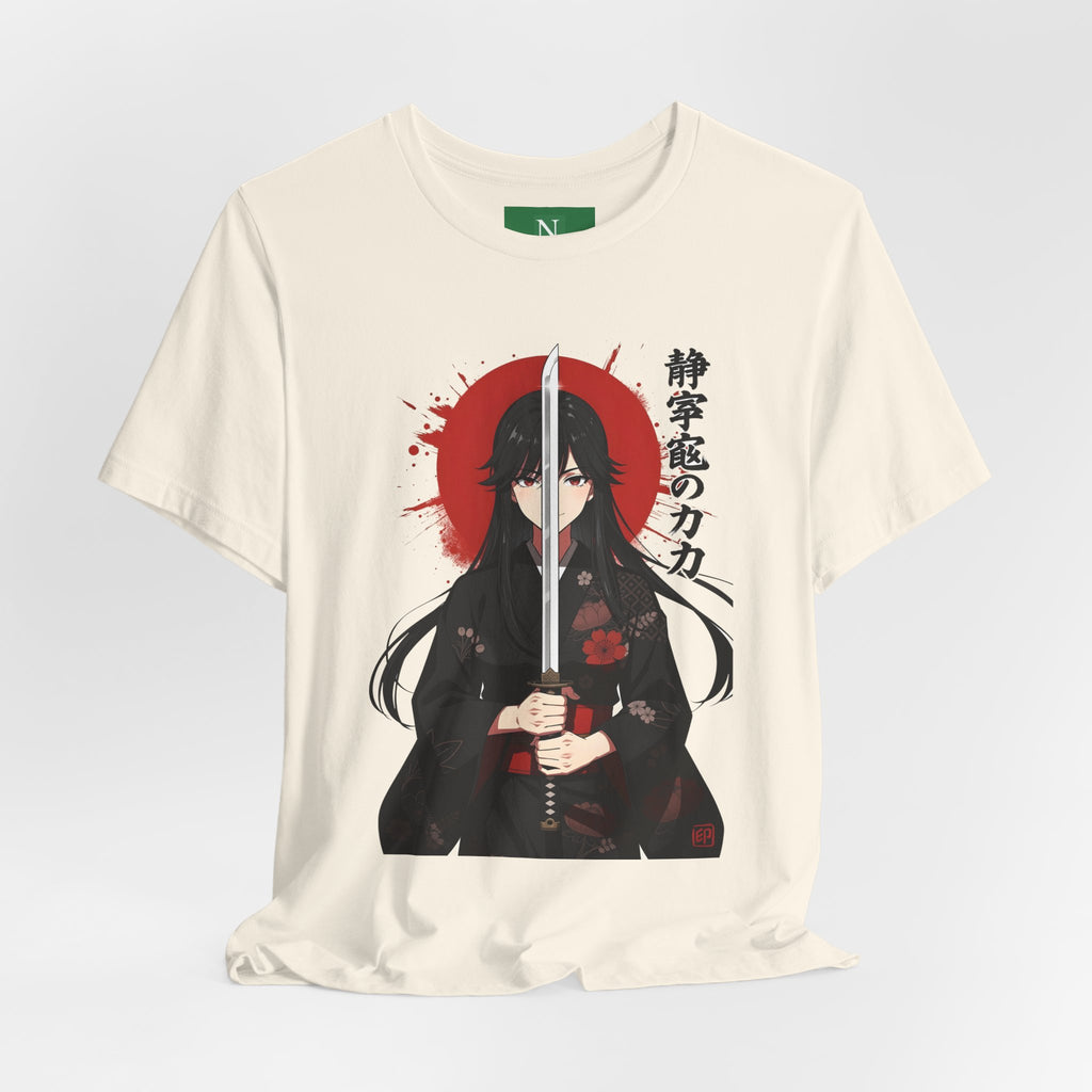 Samurai Girl Sword Tee — Japanese Anime Katana T-Shirt