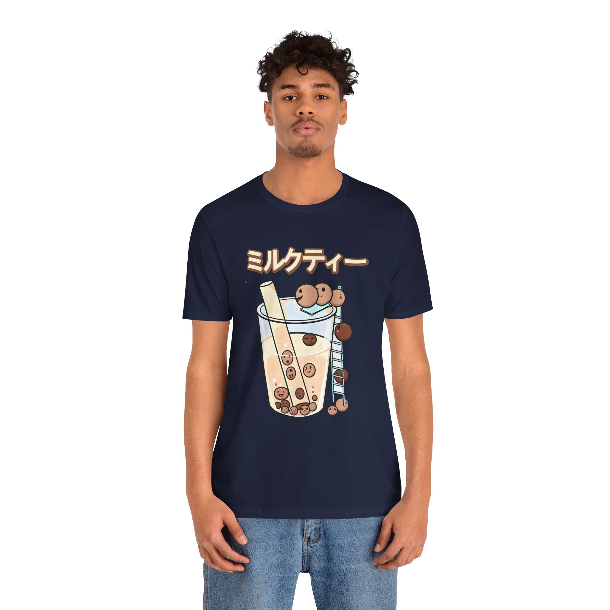 Boba Milk Tea T‑Shirt – ミルクティー Bubble Tea Graphic Tee