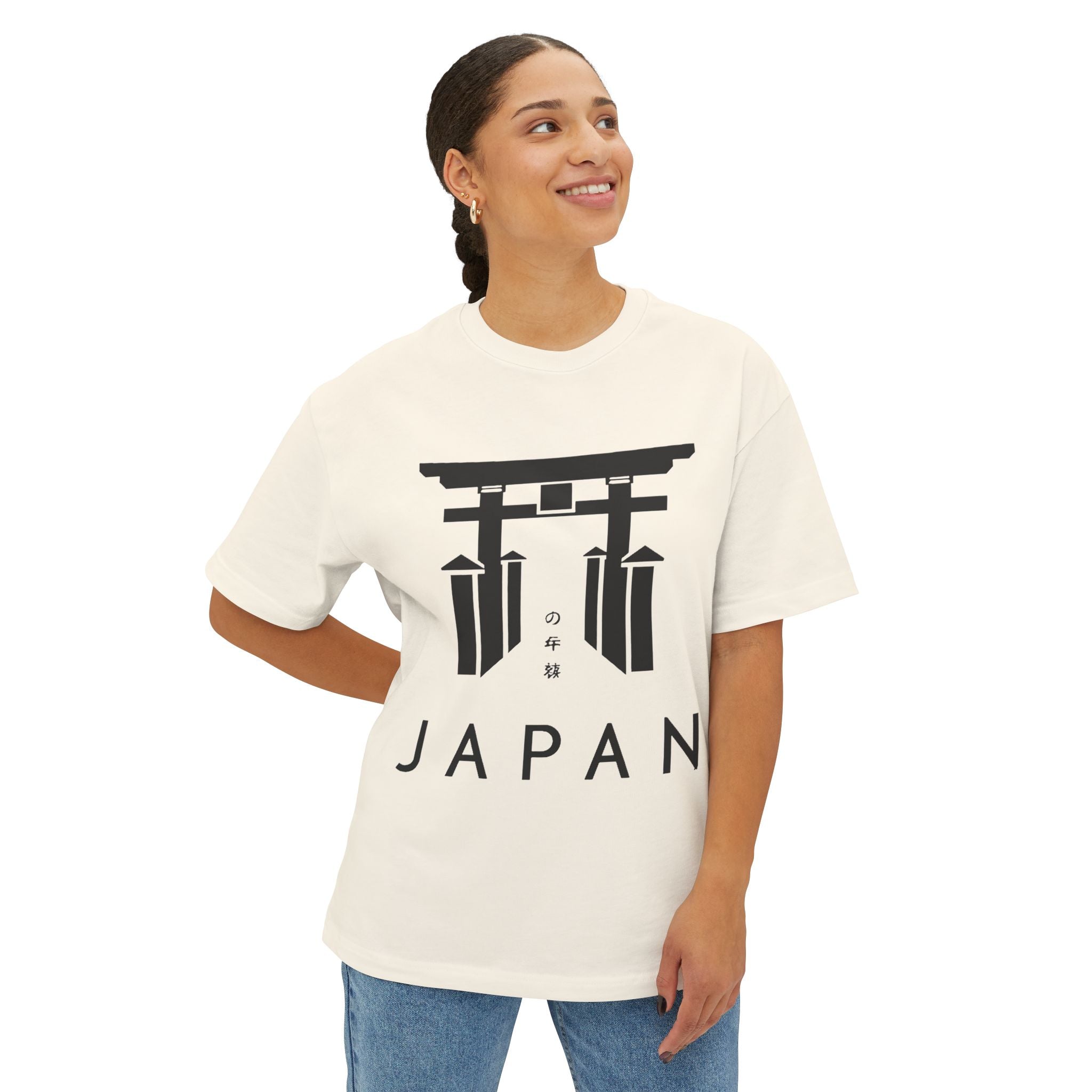Copy of Japanese Wave Art Unisex Oversized Boxy Tee, Casual Streetwear, Vintage Graphic Tee, Summer Outfit, Gift for Art Lovers
