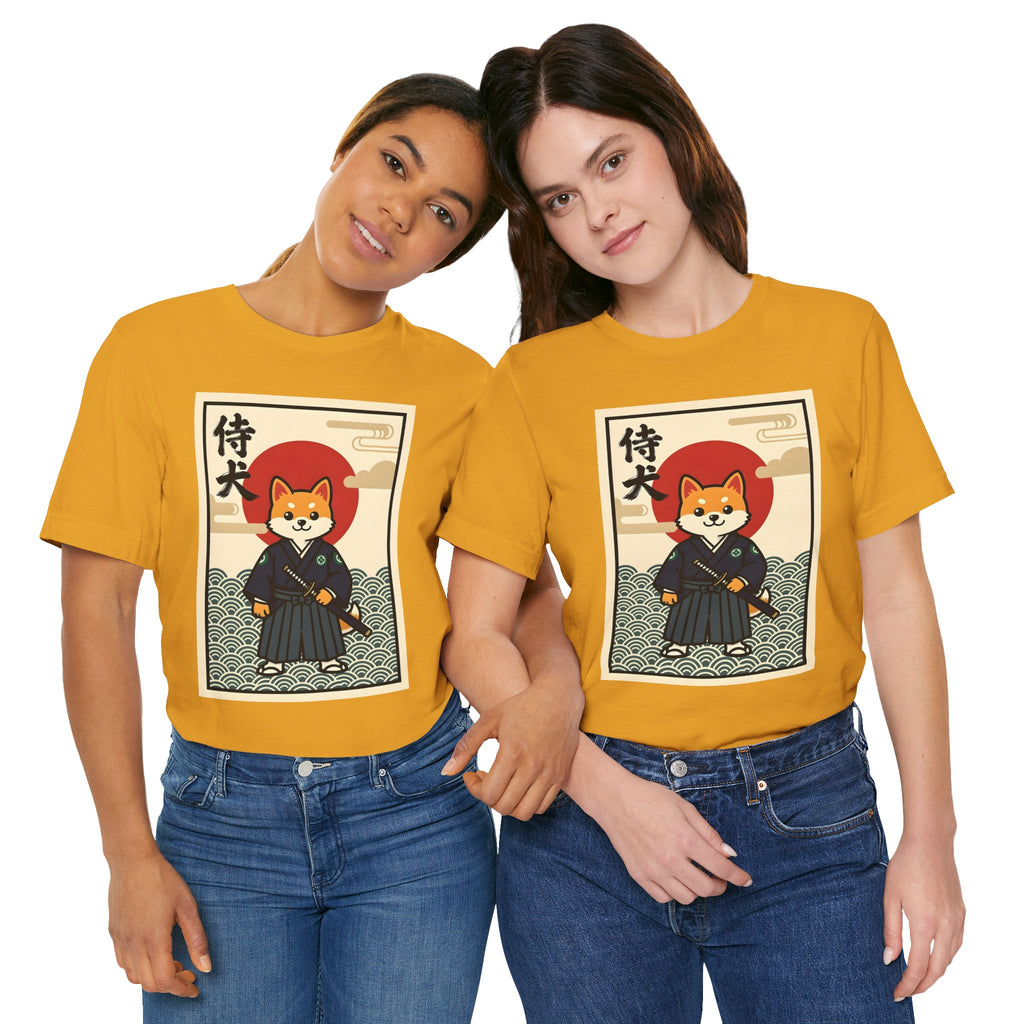 Samurai Shiba Inu Tee — Japanese Vintage Dog Graphic T-Shirt