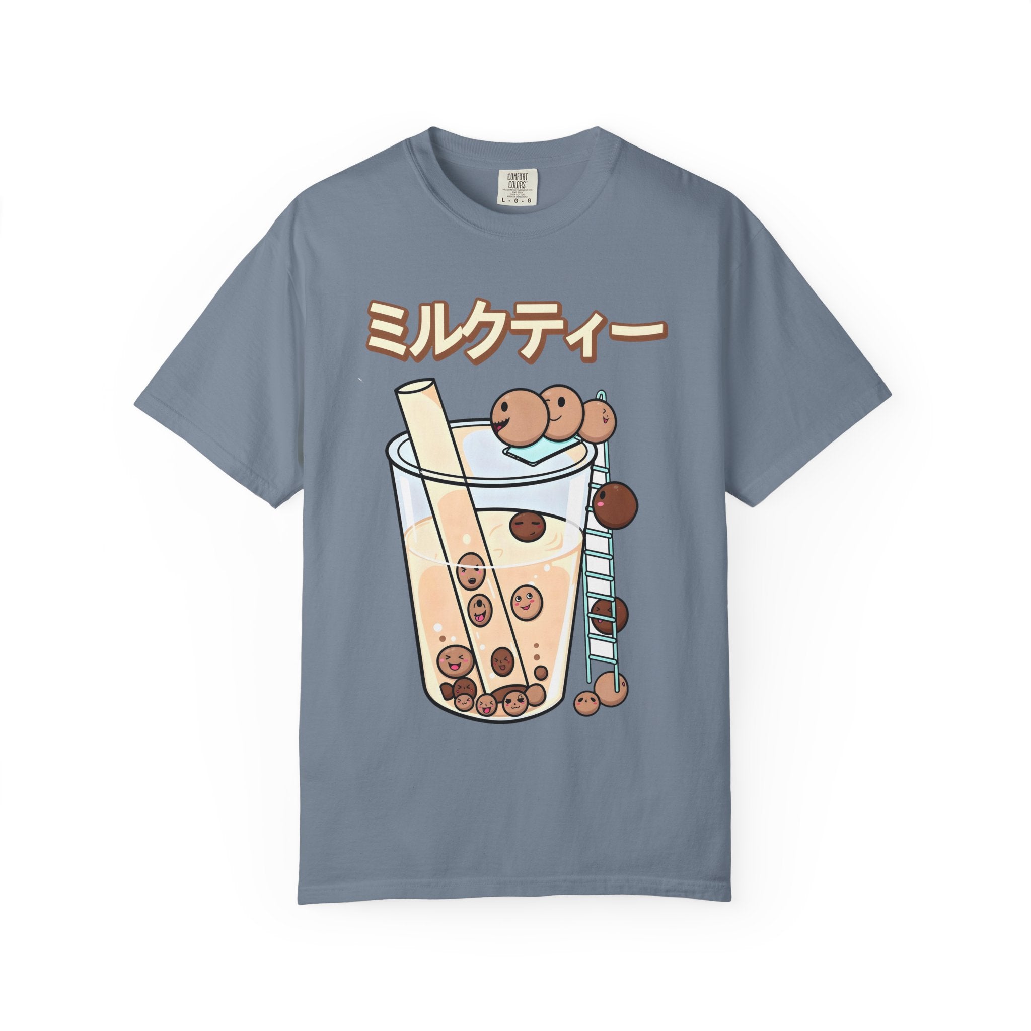 Boba Milk Tea T-Shirt — ミルクティー Cute Bubble Tea Graphic Tee