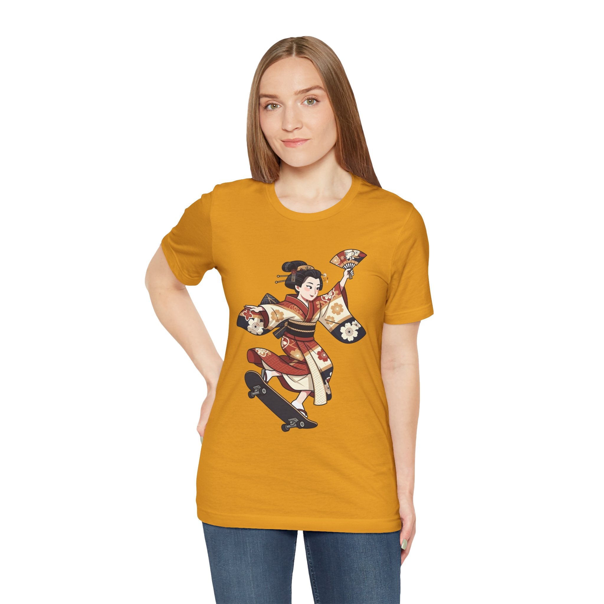 Skateboarding Geisha T-Shirt
