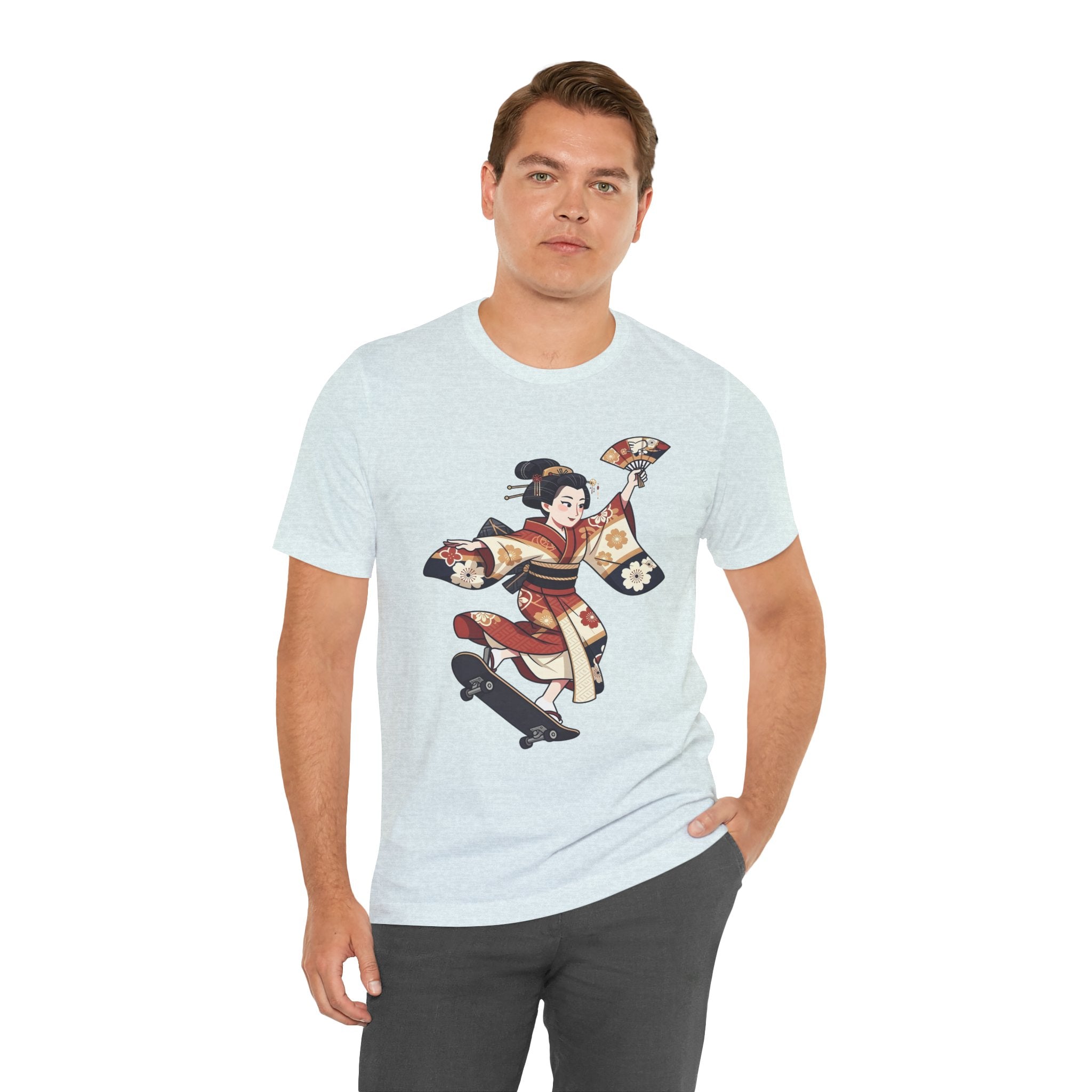 Skateboarding Geisha T-Shirt