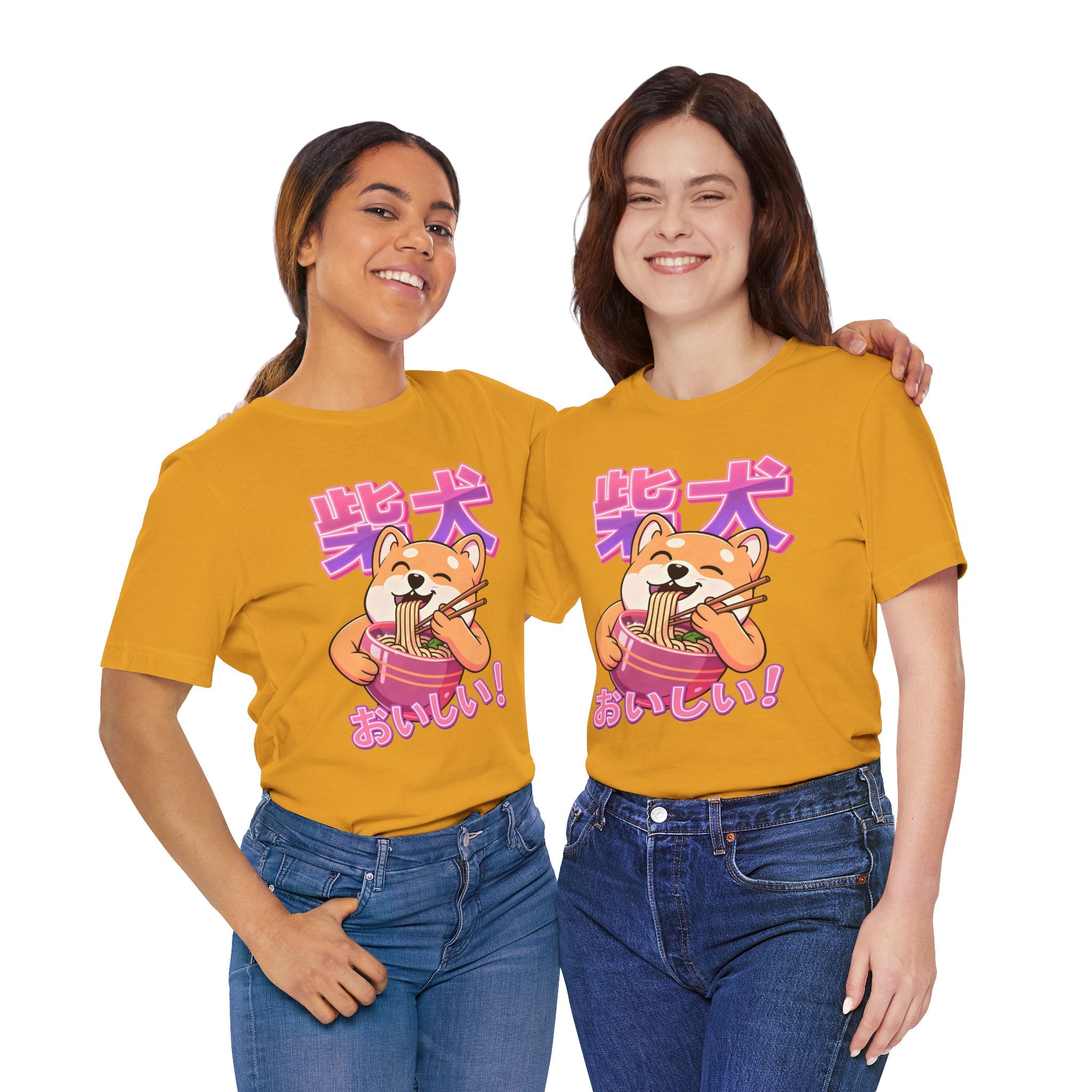Shiba Inu Ramen Tee — おいしい! Cute Japanese Dog Noodle T-Shirt