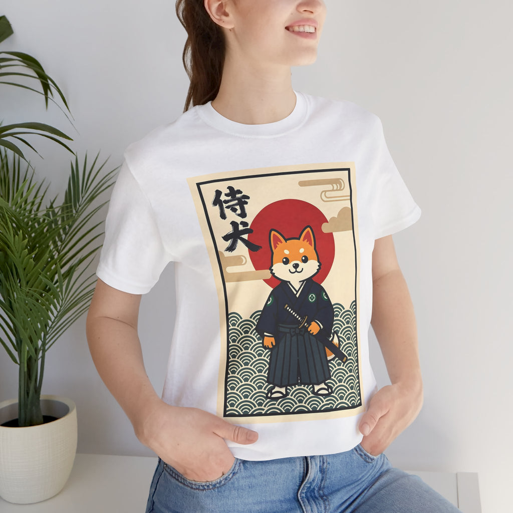Samurai Shiba Inu Tee — Japanese Vintage Dog Graphic T-Shirt
