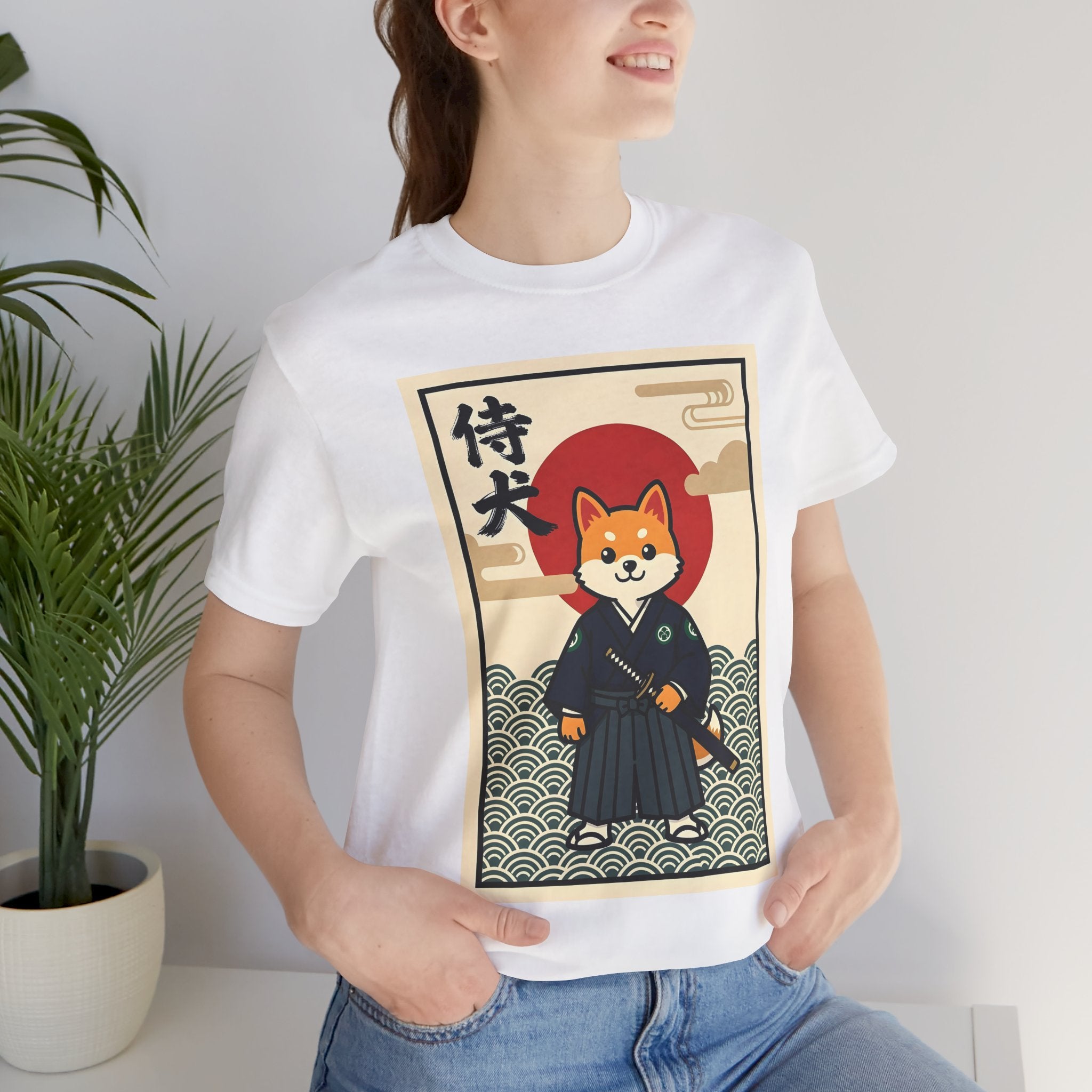 Samurai Shiba Inu Tee — Japanese Vintage Dog Graphic T-Shirt
