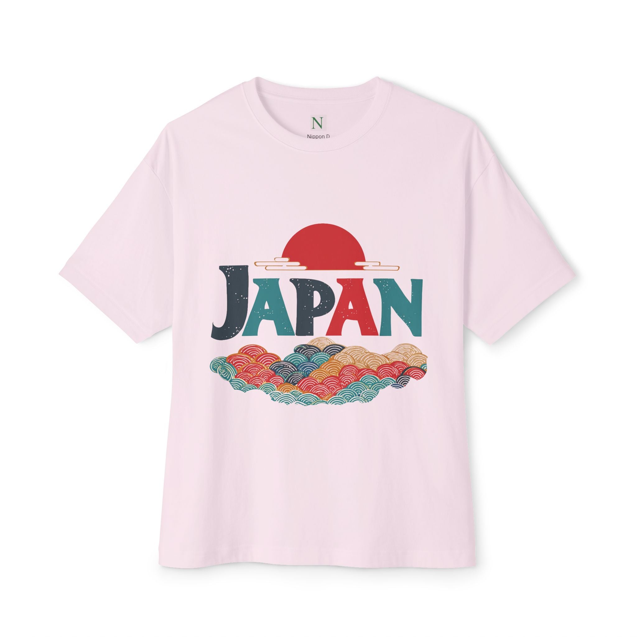 Copy of Japanese Wave Art Unisex Oversized Boxy Tee, Casual Streetwear, Vintage Graphic Tee, Summer Outfit, Gift for Art Lovers