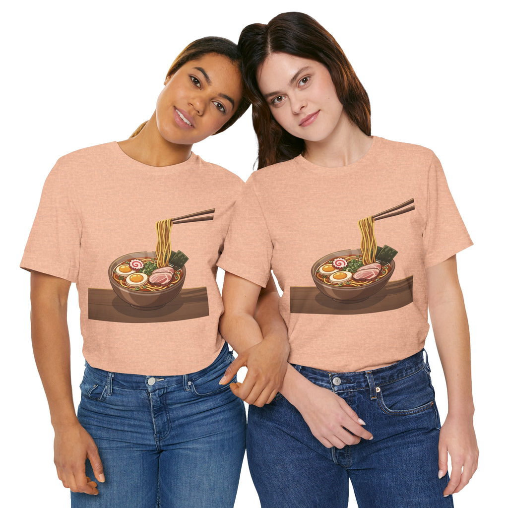 Ramen Bowl Graphic Tee – Chopsticks & Noodles Japanese Food T-Shirt