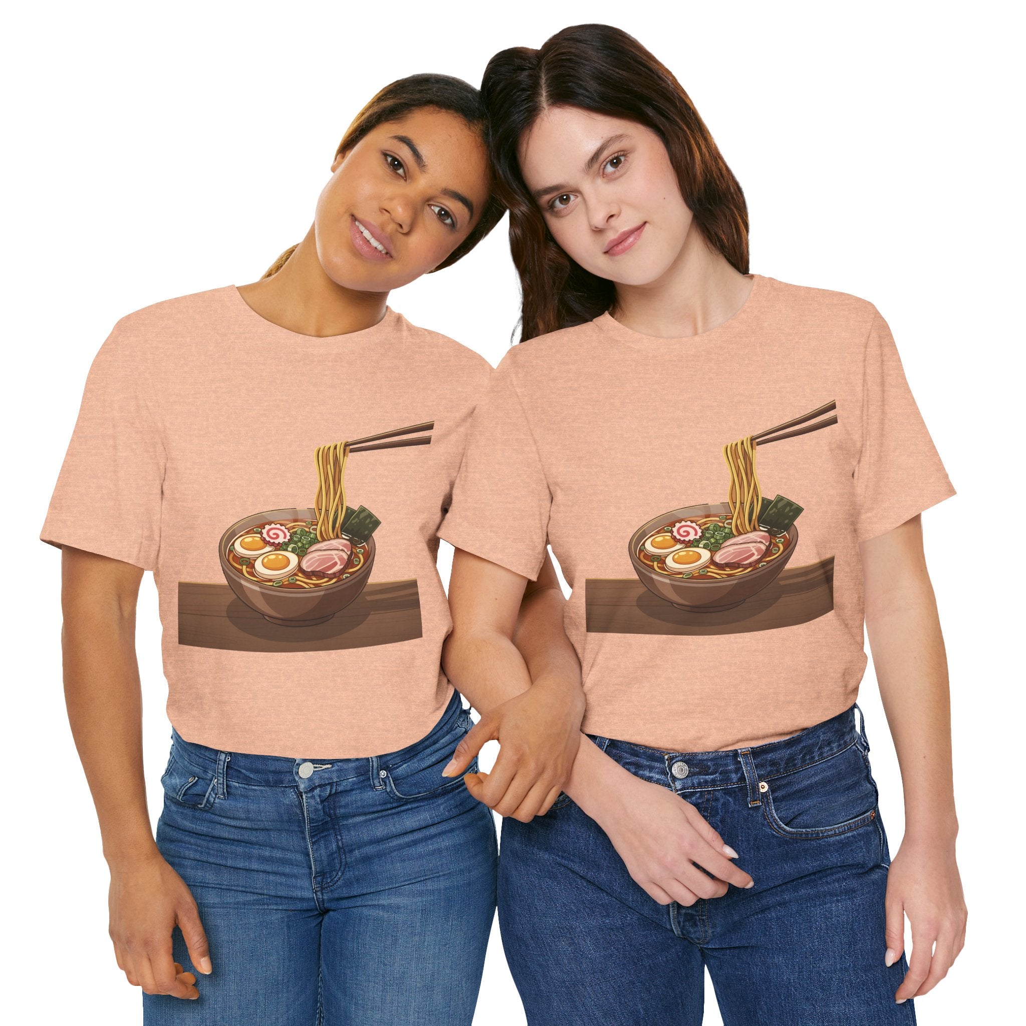 Ramen Bowl Graphic Tee – Chopsticks & Noodles Japanese Food T-Shirt