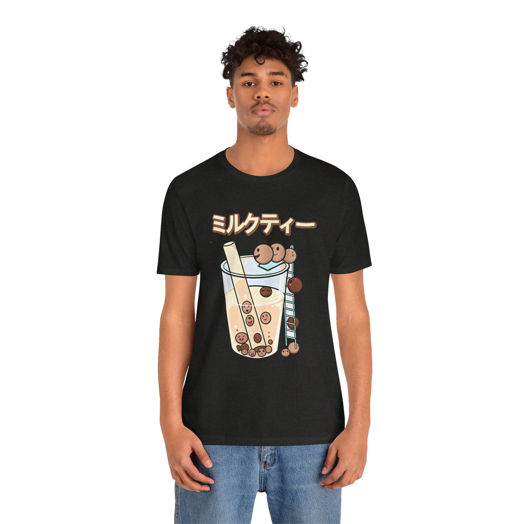 Boba Milk Tea T‑Shirt – ミルクティー Bubble Tea Graphic Tee