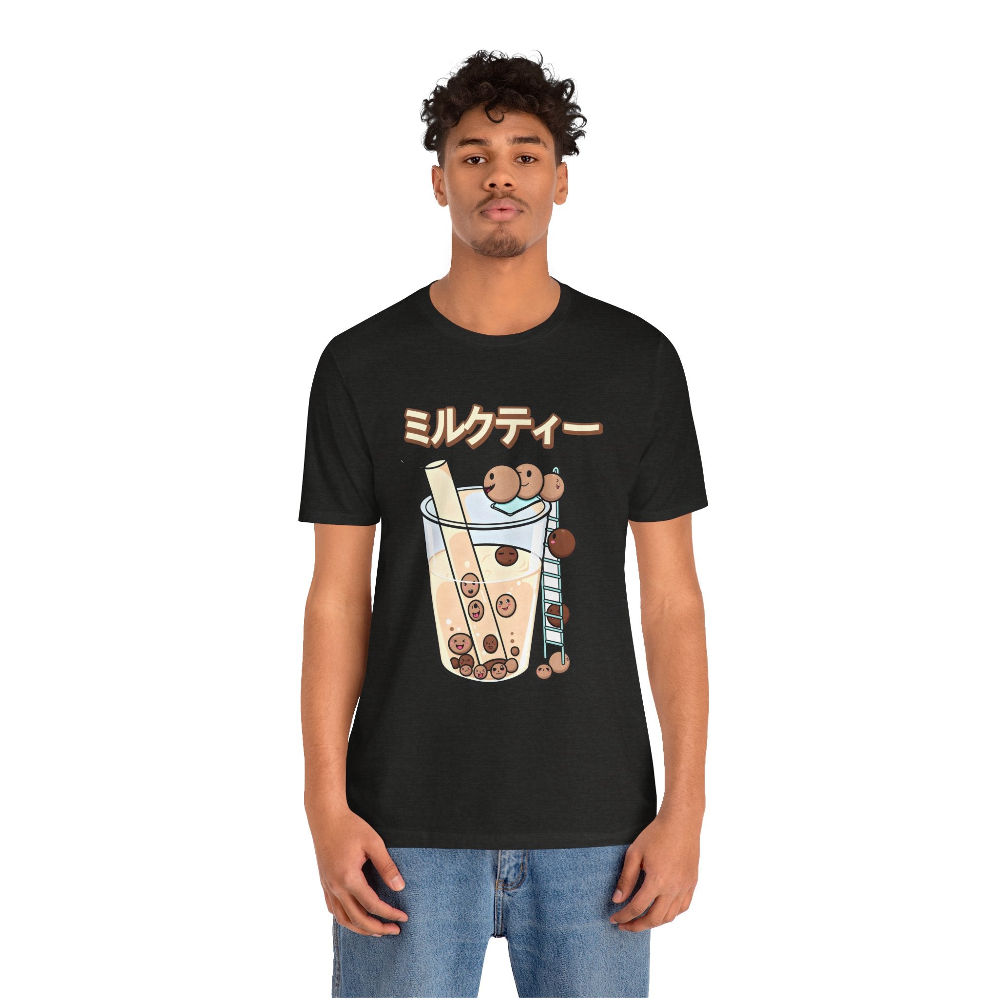 Boba Milk Tea T‑Shirt – ミルクティー Bubble Tea Graphic Tee