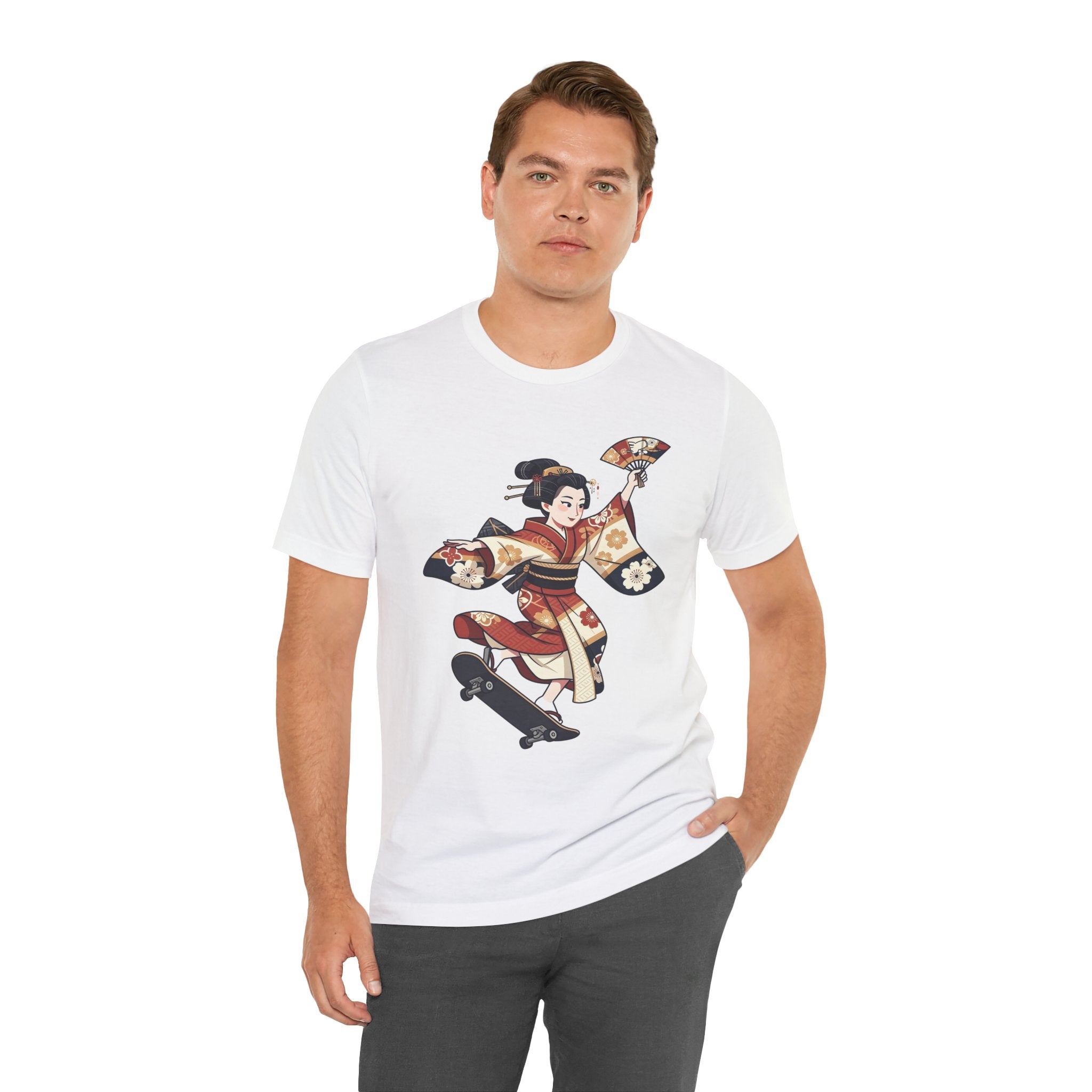 Skateboarding Geisha T-Shirt