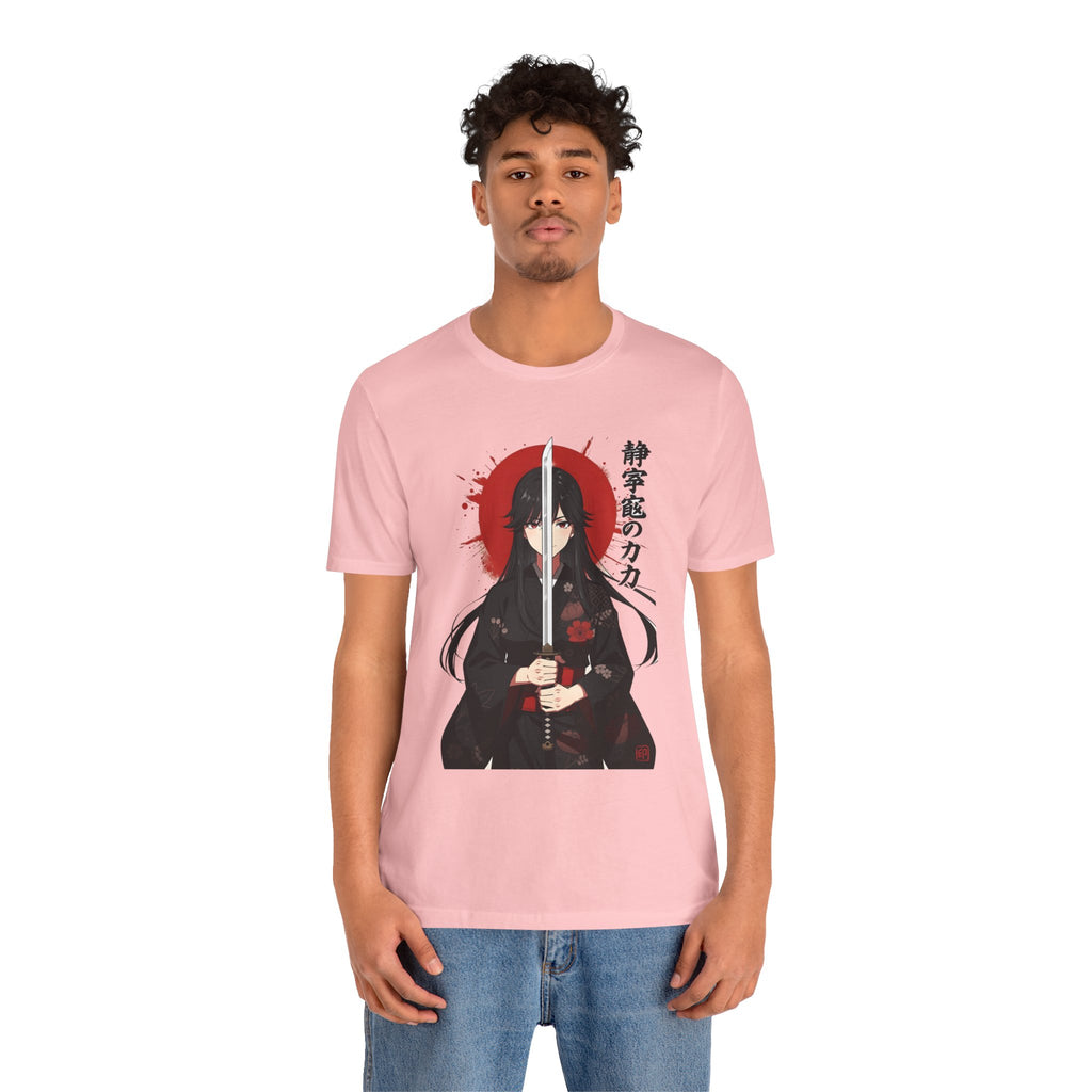 Samurai Girl Sword Tee — Japanese Anime Katana T-Shirt