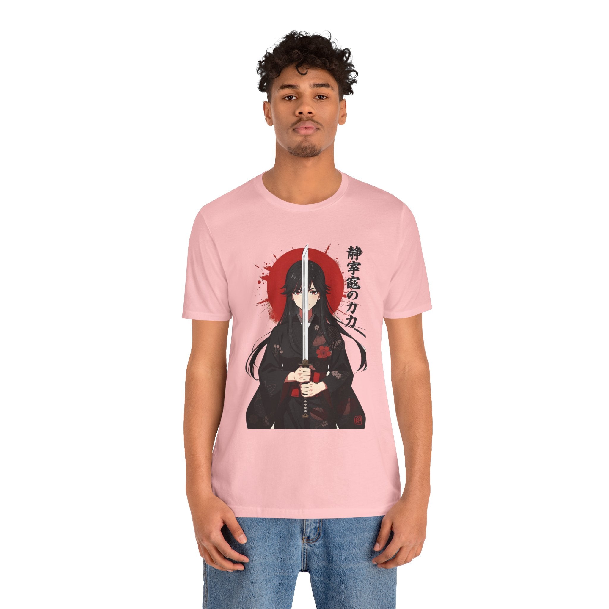 Samurai Girl Sword Tee — Japanese Anime Katana T-Shirt